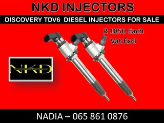 Discovery Tdv 6 Diesel Injectors For Sale Or Recon