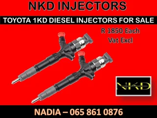 Toyota 1kd Diesel Injectors For Sale Or Recon