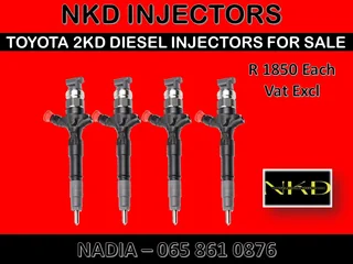 Toyota 2kd Diesel Injectors For Sale Or To Recon