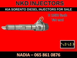 Kia Sorento Diesel Injectors For Sale Or To Recon