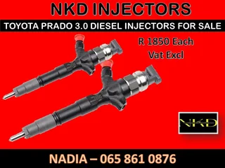 Toyota Prado Diesel Injectors For Sale Or To Recon