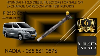 Hyundai H1 Diesel Injectors For Sale Nationwide