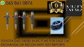 Toyota D4d Diesel Injectors For Sale Nationwide