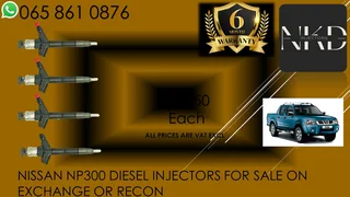 Nissan Np300 Diesel Injectors For Sale With Warranty