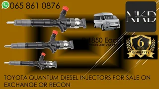Toyota Quantum Diesel Injectors For Sale With Warranty