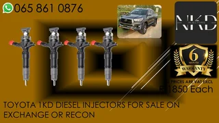 Toyota 1kd Diesel Injectors For Sale With Warranty