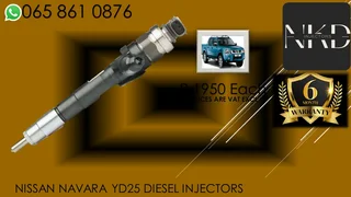 Nissan Navara Yd25 Diesel Injectors For Sale With Warranty