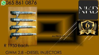 Gwm 2.8 Diesel Injectors For Sale With Test Report