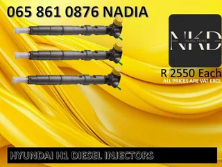 Hyundai H1 Diesel Injectors For Sale Or To Recon