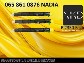 Ssang Yong Diesel Injectors For Sale Or To Recon