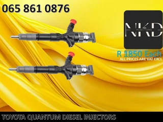 Toyota Quantum Diesel Injectors For Sale With Warranty