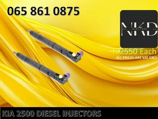 Kia 2500 Diesel Injectors For Sale With Warranty