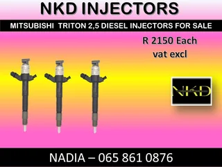 Mitsubishi Triton 2.5 Diesel Injectors For Sale Or Recon