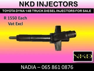 Toyota Dyna 14b Diesel Injectors For Sale Or To Recon