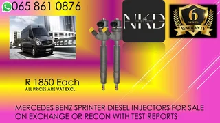Mercedes Benz Sprinter Diesel Injectors For Sale With Test Report