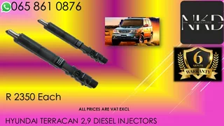 Hyundai Terrican 2.9 Diesel Injectors For Sale With Test Report