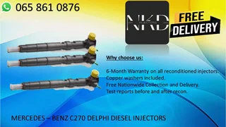 Mercedes C270 Diesel Injectors For Sale