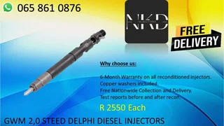 Gwm 2.0 Steed Diesel Injectors For Sale