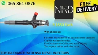 Toyota Quantum Diesel Injectors For Sale