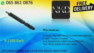 Hyundai Terrican 2.9 Diesel Injectors For Sale
