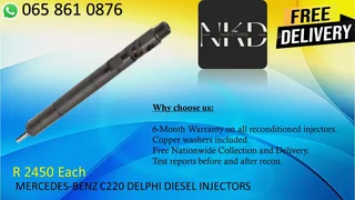 Mercedes C220 Diesel Injectors For Sale