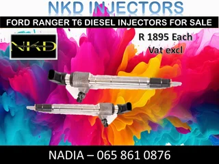 Ford Ranger T.6 Diesel Injectors For Sale Or Recon
