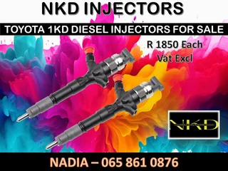 Toyota 1kd Diesel Injectors For Sale Or Recon