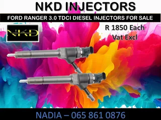 Ford Ranger 3l Tdci Diesel Injectors For Sale Or Recon