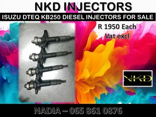 Isuzu Dtec Kb250 Diesel Injectors For Sale Or Recon