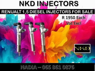 Renault 1.5 Diesel Injectors For Sale Or Recon