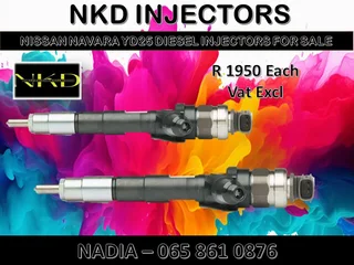 Nissan Navara Yd25 Diesel Injectors For Sale Or Recon