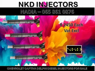 Captiva Delphi Diesel Injectors For Sale Or Recon