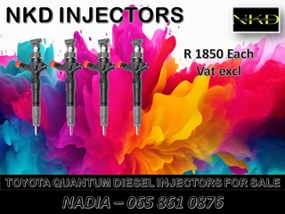 Toyota Quantum Diesel Injectors For Sale Or Recon
