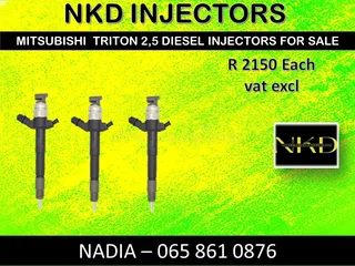 Mitsubishi Triton 2.5 Diesel Injectors For Sale Or Recon