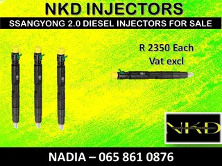 Ssangyong 2l Diesel Injectors For Sale Or Recon