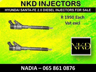 Hyundai Santa Fe 2l Diesel Injectors For Sale Or Recon
