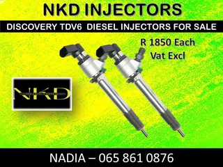 Discovery Tdv 6 Diesel Injectors For Sale Or Recon