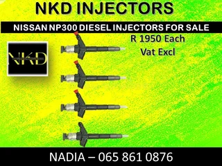 Nissan Np300 Dieselinjectors For Sale Or Recon