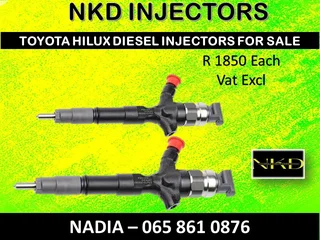 Toyota Hilux Diesel Injectors For Sale Or Recon