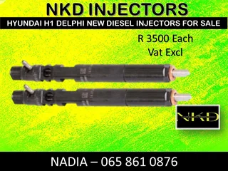 Hyundai H1 Delphi New Diesel Injectors For Sale Or To Recon