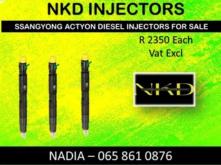 Ssangyong Actyon Diesel Injectors For Sale Or To Recon