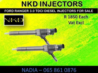 Ford Ranger 3l Tdci Diesel Injectors For Sale Or To Recon