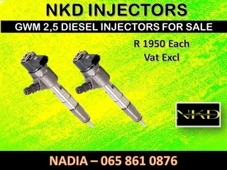 Gwm 2.5l Diesel Injectors For Sale Or To Recon