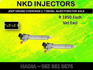 Jeep Grand Cherokee 2.7 Diesel Injectors For Sale Or To Recon
