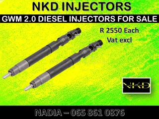 Gwm 2.0 Diesel Injectors For Sale Or Recon