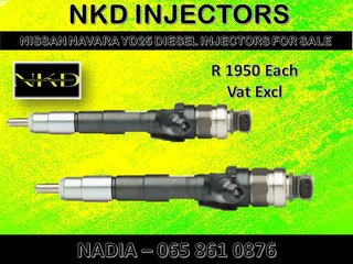 Nissan Navara Yd 25 Diesel Injectors For Sale Or Recon