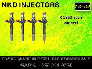 Toyota Quantum Diesel Injectors For Sale Or Recon