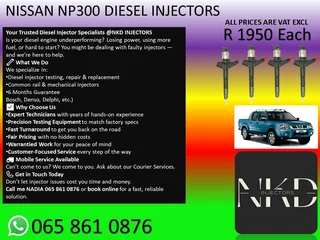 Nissan Np300 Diesel Injectors For Sale Or Recon