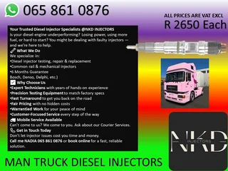 Man Truck Diesel Injectors For Sale On Exchange