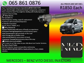Mercedes Benz Vito Diesel Injectors For Sale On Exchange